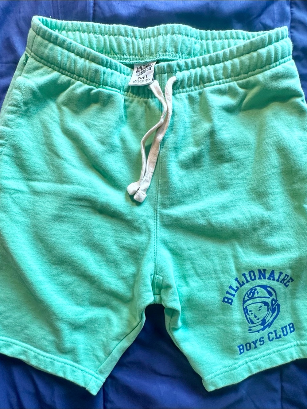 Billionaire Boys Club Large Mint Green  Men Sweat Shorts